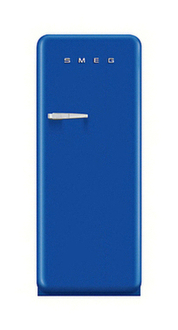 Smeg FAB28Q Fridge with Freezer Compartment, A++ Energy Rating, 60cm Wide, Right-Hand Hinge Blue